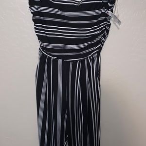 Black and white jumpsuit
